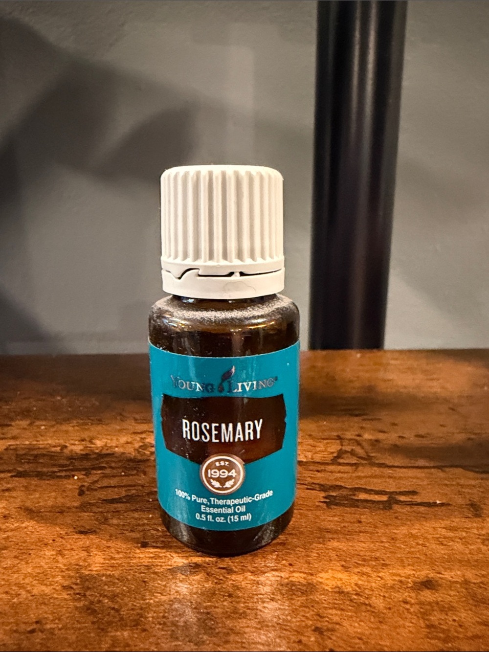 Young Living Rosemary Essential Oil - Turquoise Label, White Cap